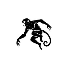 Monkey Silhouette Vector