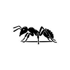 Ant Silhouette Vector