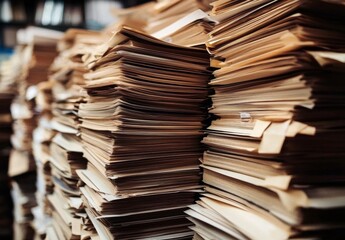 Naklejka premium Strategies for Efficient Business Document Organization