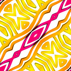 Fototapeta premium square pattern Traditional Indonesian batik for decorating tile designs, walls, floors and commercial textile products 