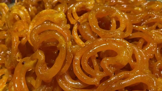 Jilapi is being sold to fair.