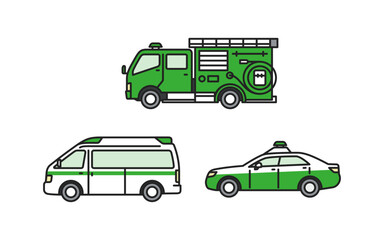 救急・乗り物セット