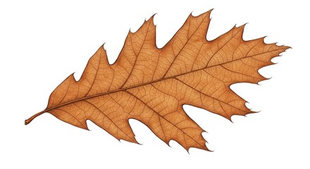 Obraz premium Red Oak Leaf (Quercus Rubra)