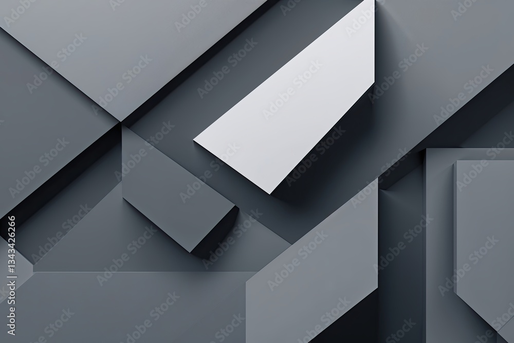 Aufkleber bold gray abstract monochrome background featuring dynamic geometric design for business and social 