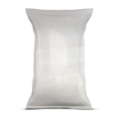 Plastic Bag Mockup, 25 kg Bag Mockup, Sand bag or white plastic canvas sack for rice or agriculture...