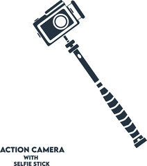 A video camera symbol vector illustration concept for business and web technology design