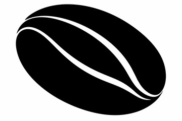 coffee beans line art silhouette vector illustration