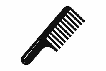 comb icon line art silhouette vector illustration
