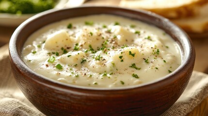 A creamy symphony of flavors and textures, where tender broccoli florets intertwined with a velvety cheese sauce, a comforting and satisfying culinary masterpiece, perfect for a cold day.