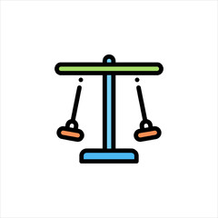 weight scale vector illustration