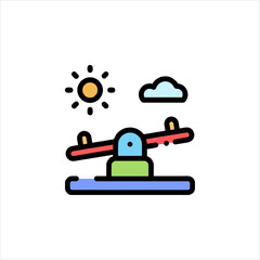 vector illustration of a cartoon hat