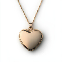 beautiful gold heart pendant necklace, symbolizing love and affection, perfect for gifting special occasions, independence, day, 4th, of, july