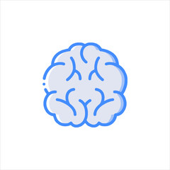 human head with brain