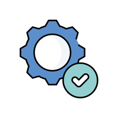 Execution vector icon stock illustration 