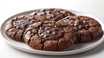 A symphony of chocolatey goodness, a perfect blend of crispy edges and soft, gooey centers, chocolate crinkle cookies, a culinary masterpiece, are ready to satisfy your sweet cravings.