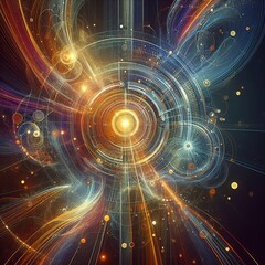 Fototapeta premium Abstract Digital Art Abstract art created using digital tools