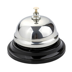 Chrome Service Bell: Reception Desk Decor