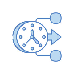 Future plan vector icon stock illustration