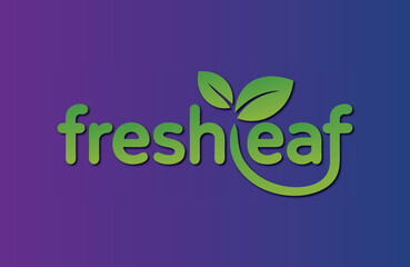 Naklejka premium FreshLeaf | Modern Logo Variations & Branding Concepts