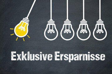 Exklusive Ersparnisse	
