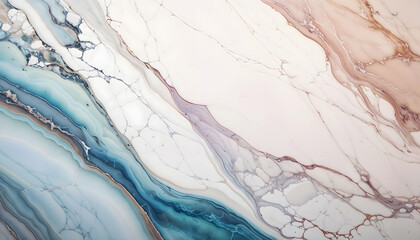 An abstract marble texture with flowing veins accentuates fluid movement, blending dreamy hues in a modern, elegant aesthetic that evokes sophistication and artistic charm