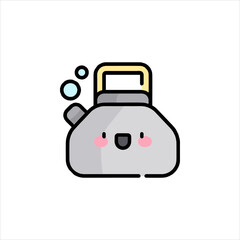 alarm clock on white background