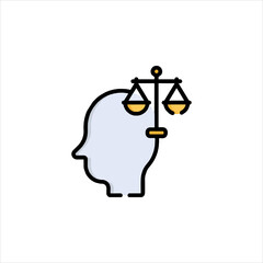 human head with brain