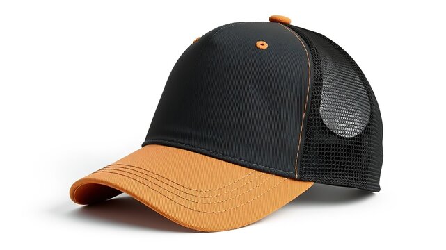 Modern Hat Mockup Design CDR File - Blank Space for Branding