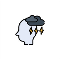 vector illustration of a man with a hat