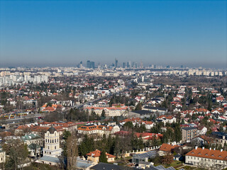 Obraz premium Wilanów district in Warsaw Poland 