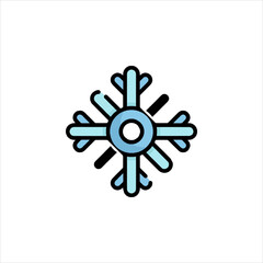 abstract flower icon