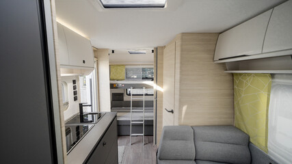 Obraz premium German camper van Fendt Apero SKM ANKARA,TR 10 September 2024