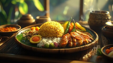 Nasi Kuning, Indonesian traditional food