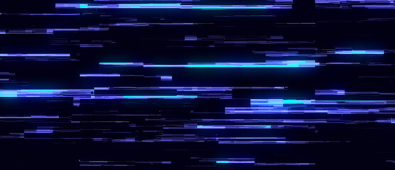 Digital glitch background. Abstract noise effect. Computer screen error. Technical problem. Computer virus. No television signal. 3D rendering.