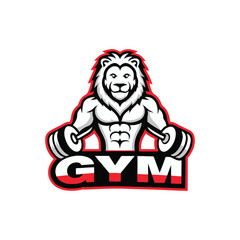 Gym mascot gym logo icon gym vector art design