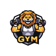 Gym mascot gym logo icon gym vector art design
