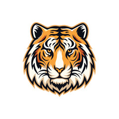 creative tiger mascot icon tiger logo vector art design