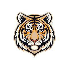 creative tiger mascot icon tiger logo vector art design