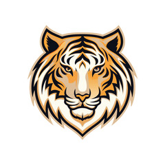 creative tiger mascot icon tiger logo vector art design