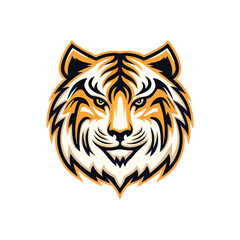 creative tiger mascot icon tiger logo vector art design