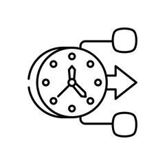 Future plan vector icon stock illustration