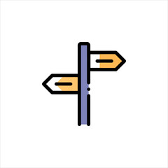 set of traffic signs