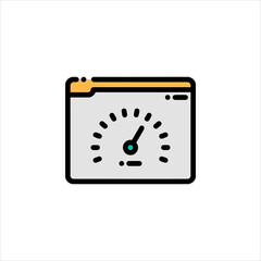 electric meter isolated on white