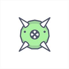 green alien character