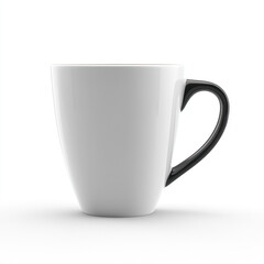 Obraz premium white cup isolated on white