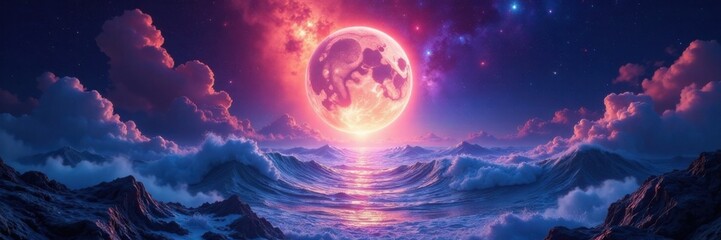 Shimmering gateway to the unknown, rippling cosmic waves, ripple, spacey