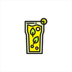 3d render of a waved service label on vintage background