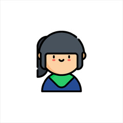 set of funny cartoon superhero