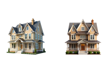 house on transparent background
