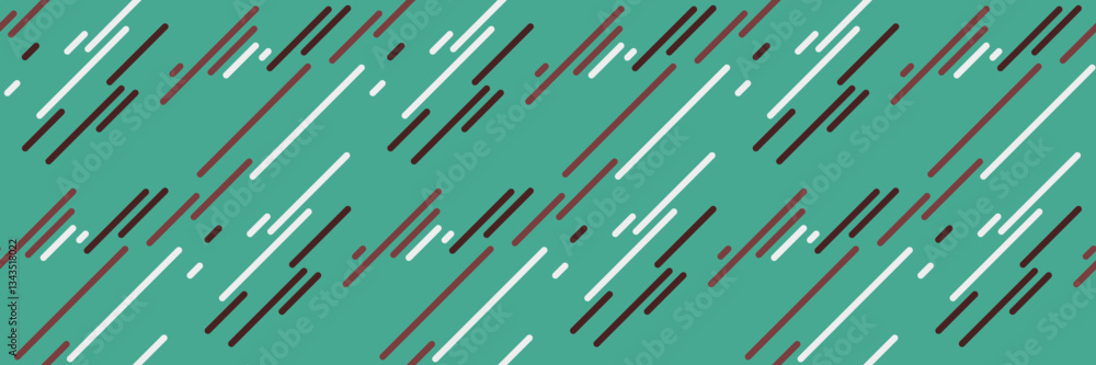 Poster dynamic teal background with a modern geometric pattern of diagonal lines in varying shades of gray 